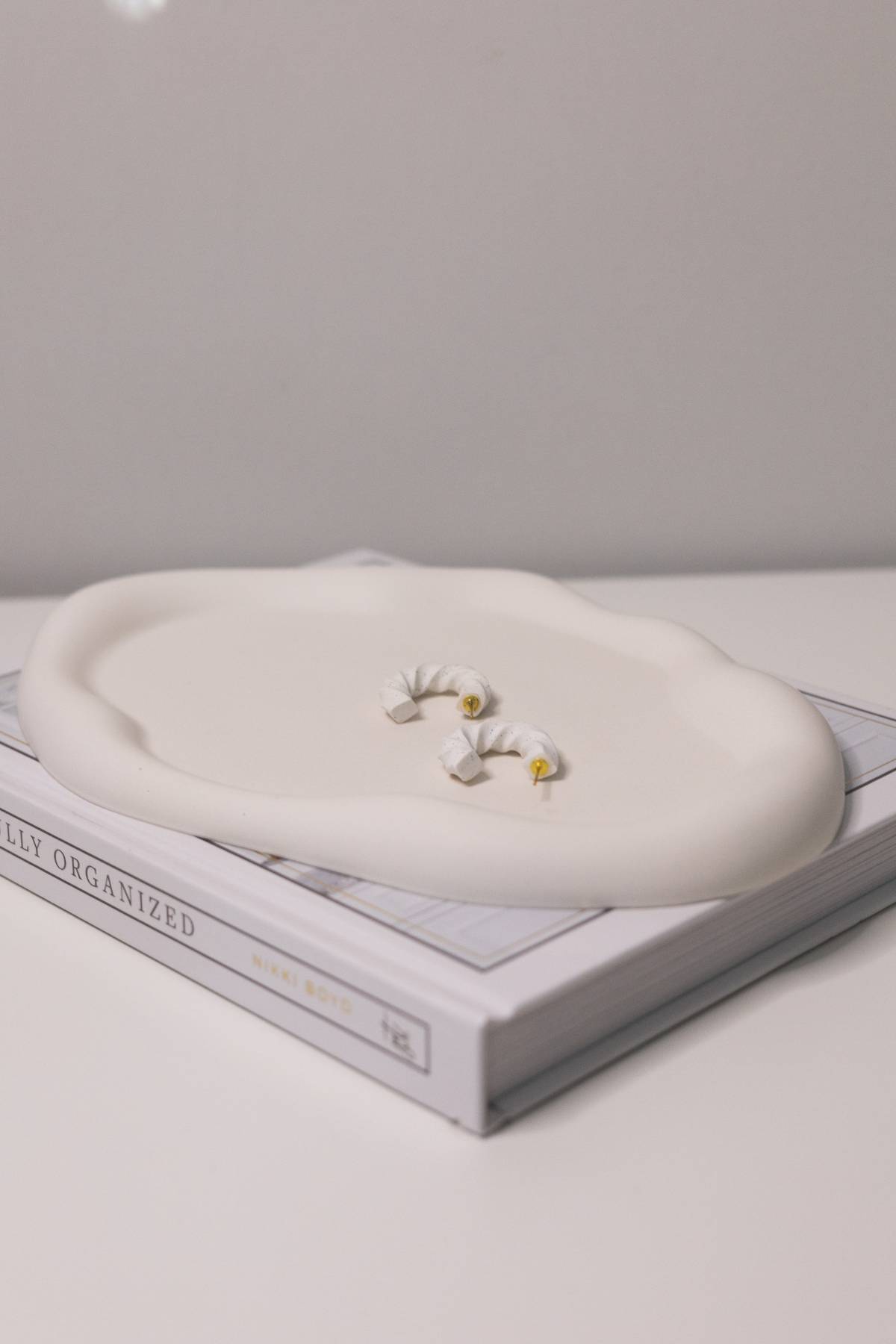 Stone White Tray