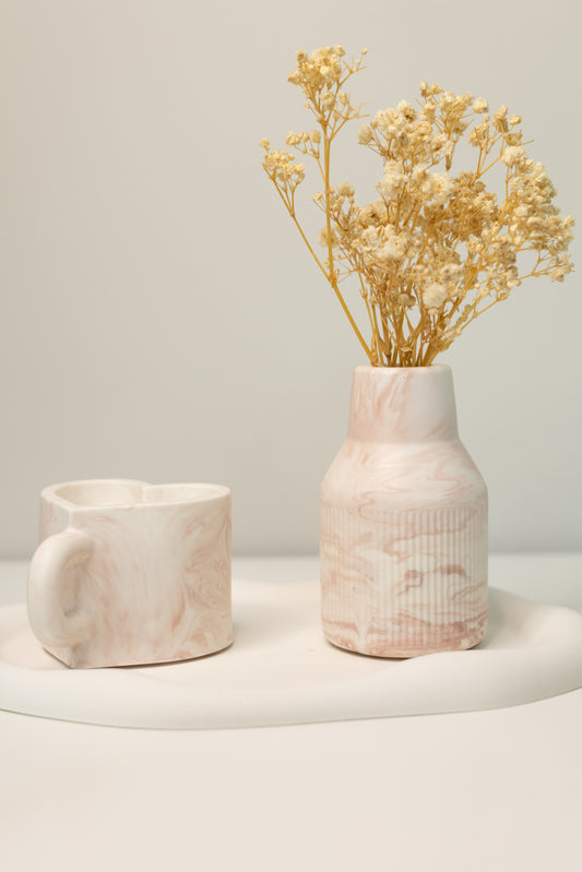 Pink marble gift set